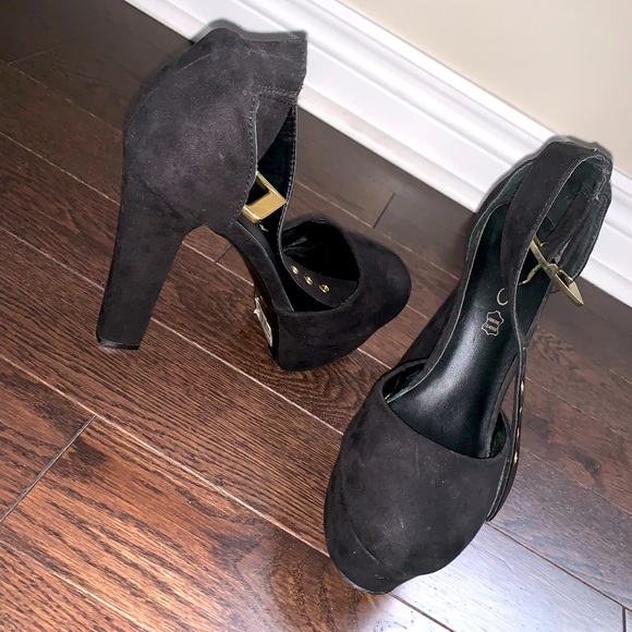 Black Aldo high heels , size 8 - Picture 1 of 1